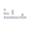 【中古】【未使用】Mechkeeb 8キー 予備キー PBT 昇華型キーキャップ MXメカニカルキーボード用 (メカホワイト)(2)