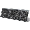 【中古】Bluetoothキーボード IC-BK22ブラック 国内正規品 人気 話題 3台同時登録 (Micro USB Type-B) テンキー搭載 日本語配列 超薄型 パンタグラフ式