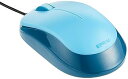 【中古】【未使用】M-Y8UBBU(ブルー) 3ボタンBlueLED有線マウス(2)