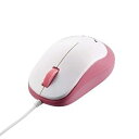 【中古】【未使用】エレコム BlueLEDマウス EPRIM 有線 3ボタン ピンク M-Y8UBPN(2)