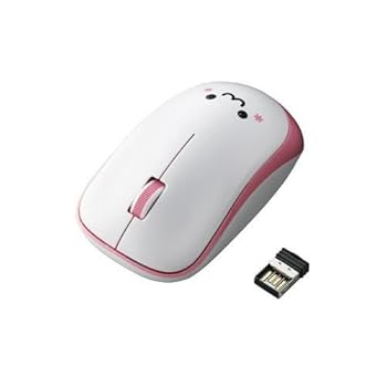 【中古】(6個まとめ売り) エレコム 無線IRマウス(3ボタン) M-IR07DRSPN