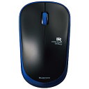 【中古】エレコム マウス ワイヤレス (レシーバー付属) Mサイズ 3ボタン 静音 IRセンサー 省電力 ブルー M-IR07DRSBU ×5 セット(2)