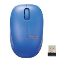 【中古】【未使用】エレコム ワイヤレスマウス 静音 抗菌加工 3ボタン Sサイズ 子ども用 オンライン学習 ギガスクール 2.4GHz BlueLED ブルー M-BL20DBSKBU(2)