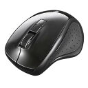 【中古】【未使用】バッファロー ( BUFFALO ) 5ボタン Bluetooth5.0 BlueLED マウス ブラック BSMBB300BK
