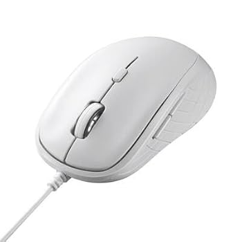 【中古】【未使用】BSMBU310WH(ホワイト) BlueLED 有線マウス 5ボタン