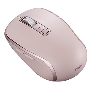 【中古】【未使用】BT5静音5ボタン BlueLEDマウス/ピンク