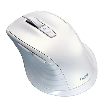 【中古】【F_line】Bluetooth静音5ボタンBlueLEDマウス/ホワイト ナカバヤシ MUS-BKF228W
