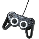 【中古】ELECOM ゲームパッド USB接続 【ファイナルファンタジーXIV推奨】振動/連射 高耐久 12ボタン ブラック JC-U3312BK-FF