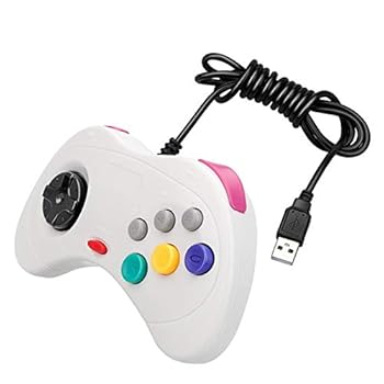 【中古】WiCareYo PC USBコントローラー ゲームパッド ジョイパッド サターンシステム用 クラシックスタイル
