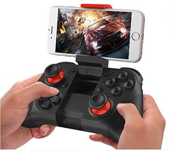 【中古】【未使用】ゲームパッド bluetooth android ゲームパッド ワイヤレス 無線 コントローラー bluetooth android スマホ 持ち便利 スマホ固定可能 360°コント