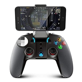 【中古】【未使用】ゲームパッド PUBGモバイルゲームワイヤレスBluetoothゲームコントローラのゲームのためのエンターテイメントゲームパッド (Color : Black, Size