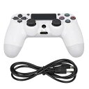 【中古】ゲームパット Bluetoothのゲームパッドデュアルショックワイヤレスジョイスティックゲームコントローラ (Color : White, Size : One size)