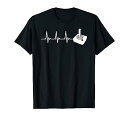 【中古】【未使用】ゲーマー ジョイスティック ハートビート ビデオゲーム ゲームファン プレゼント Tシャツ