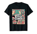 【中古】非常にアクティブなゲーマー - PCまたはコンソールゲーマーギフト - ビデオゲーム Tシャツ