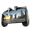 【中古】Fansipro ゲームパッド ジョイスティック PUBG ゲームコントローラ トリガー タッチセンシティブ iOS Android用 140 x 130 x 45 (MM)、ブラック