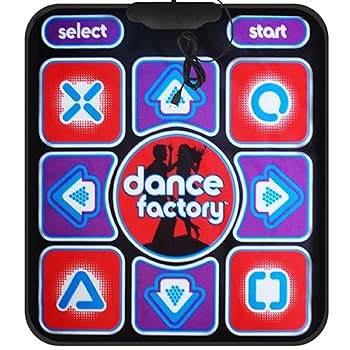 【中古】スリップダンスマット、コンピュータビデオゲームダンスマットと互換性のあるPC USBダンスマット