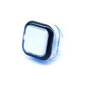 【中古】【未使用】Arcity 36mm x 36mm アーケード LED プッシュボタン 正方形 イルミネーションライト 内蔵マイクロスイッチ付き アーケードマシン ビデオゲームコ
