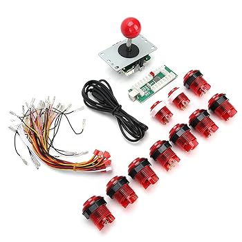 【中古】【未使用】ゲームジョイスティック、よりスムーズなゲーム赤耐久性耐久性DIYゲームジョイスティックキット、 コンピュータゲームホーム用(赤) 【中古】【未使用】ゲームジョイスティック、よりスムーズなゲーム赤耐久性耐久性DIYゲームジョイスティックキット、 コンピュータゲームホーム用(赤)