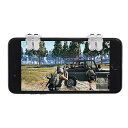 【中古】ゲームコントローラシューターゲームPUBGモバイルギャンブルのための6指指輪射撃トリガボタンハンドルL1R1(2)