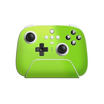 SopiGuard ステッカースキン 8Bitdo Ultimate Wireless Controller フロントとボタン用 (光沢ライトグリーン)