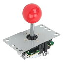【中古】【未使用】アーケード ゲーム スティック キット アーケード ジョイスティック 耐熱 防塵 ワッシャー ノートパソコン用(赤)