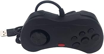 【中古】PCゲームパッドPCゲームコントローラーコード1.8Mブラックライトと小さなレトロゲームを推奨