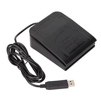 SONY - 【中古】【未使用】USBフットスイッチペダル,ビデオゲームコンピュータハンズフリーフットスイッチシングルボタン制御プログラムコンピュータマウスキーボード2Mケ