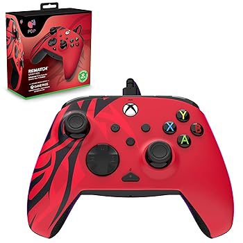 【中古】【未使用】【Xbox公認】PDP by TURTLE BEACH リマッチ Rematch 有線コントローラー PC Xbox Series X|S ? スピリットレッド【国内正規品】