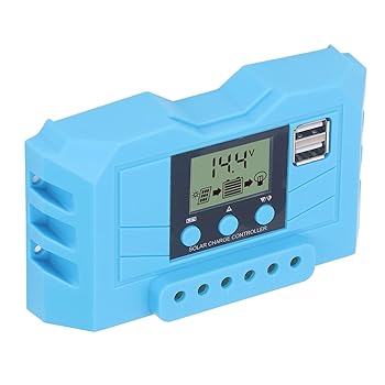【中古】【未使用】ソーラーパネルレギュレータ 3段階充電管理PWMソーラーチャージレギュレータ 家庭用太陽光発電用大型LCDディスプレイ (30A)