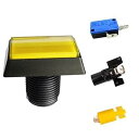 【中古】WANSUPYIN 2023 アーケードゲーム交換用アクセサリー 長方形 DC 12V イルミネーション LED プッシュボタン マイクロスイッチ付き ゲームデバイス