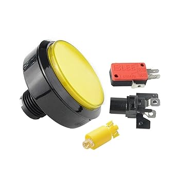【中古】【未使用】WANSUPYIN 2023 スペアパーツ 60MM ラウンドプッシュボタン イリュミレート 12V LEDライト 内蔵マイクロスイッチ ゲームデバイスパーツ アクセサ 【中古】【未使用】WANSUPYIN 2023 スペアパーツ 60MM ラウンドプッシュボタン イリュミレート 12V LEDライト 内蔵マイクロスイッチ ゲームデバイスパーツ アクセサ