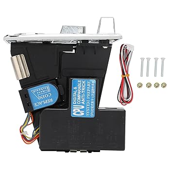 【中古】干渉防止機能を備えたアーケード自動販売機用の高精度 CPU コイン アクセプタ
