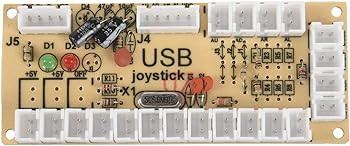 【中古】LUNAMY 2 x ゼロ遅延アーケードUSBエンコーダーPCジョイスティック5PINジョイスティック&2.8Mのボタン 【中古】LUNAMY 2 x ゼロ遅延アーケードUSBエンコーダーPCジョイスティック5PINジョイスティック&2.8Mのボタン