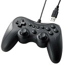 【中古】エレコム ゲームパッド 有線 Xinput PS系配置 連射 スティックモード切替 軽量 ブラック JC-GP20SBK