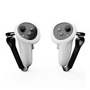 【中古】【未使用】メタクエスト3 ハンドル 透明カバー コントローラー シリコンカバー VRゴーグルアクセサリー (ホワイト)