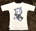 【中古】【未使用】ゲーム実況者 レトルト ビッグ Tシャツ レディース サイズ 白黒クマver レトクマ TOP4 グッズ
