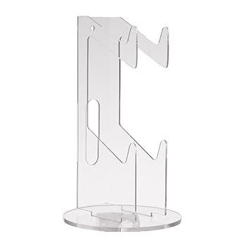 【中古】【未使用】HOBIVA アクリルダブルデッキゲームコントローラーホルダーゲームハンドルブラケットマウントゲームパッドヘッドセットスタンドヘッドフォンスイ