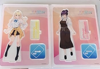 【中古】ゆびさきコネクション アクリルフィギュアスタンド 双葉夏歩 & 桜坂悠月 2種セット 綾瀬はづき HOOKSOFT PCゲーム