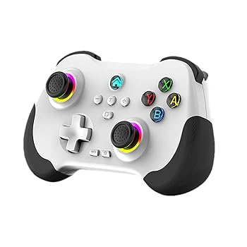 SONY - 【中古】ゲーム コントローラー ワイヤレス、RB ライト付き PC ゲームパッド、ゲーム コントローラー、没入型ゲーム体験のためのデュアル振動ゲームパッ