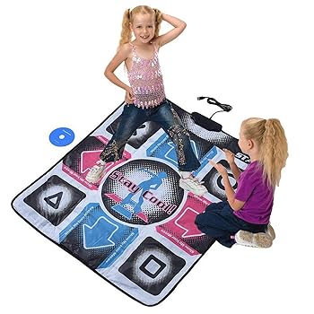 【中古】simerlook ダンス マット ダンスゲーム ダンスマット ダンスステップ ダンスパッド 滑り止め 耐久性 耐摩耗 高感度 USB接続 高感度ゲーム体験 幅