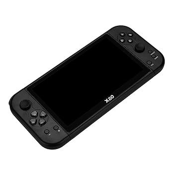 【中古】X80 ポータブルハンドヘルドゲームコンソールアーケードビデオゲームプレーヤー 7 "画面クアッドコア 16 ギガバイト 10000 ノスタルジックなゲー