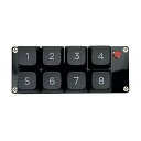 【中古】ゲームキーパッド人間工学に基づいたカスタマイズ可能な設定バックライト付き片手で効率的に動作する