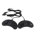 【中古】USBゲームパッド ゲームコントローラ 6ボタン GA用USBゲーミングジョイスティックホルダー PC Drive用 ゲームパッド