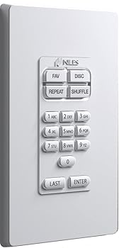 【中古】Niles (FG01442) 数字6P アクセサリーキーパッド Solo-6 IR用