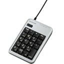 【中古】【2009年モデル】エレコム テンキーボード 有線 USB接続 コンパクト シルバー TK-TCM003SV
