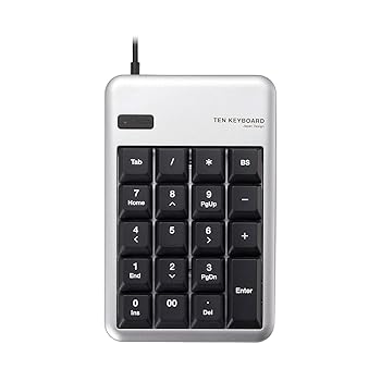 【中古】【未使用】エレコム テンキー 有線 メンブレン Mサイズ USBポート付 1000万回高耐久 シルバー TK-TCM012SV 【中古】【未使用】エレコム テンキー 有線 メンブレン Mサイズ USBポート付 1000万回高耐久 シルバー TK-TCM012SV