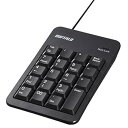 【中古】【未使用】バッファロー 有線テンキーボード Tabキー付き ブラック BSTK100BK(2)
