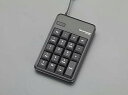 【中古】エスコ(ESCO) テンキーボード(USB/黒) 90x140x23.5mm EA764AB-4A