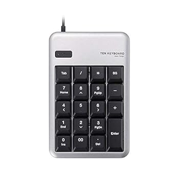 【中古】【未使用】（まとめ）エレコム テンキーパッド Mサイズメンブレン シルバー TK-TCM011SV 1個【×3セット】