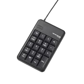 【中古】【未使用】(9個まとめ売り) エレコム USBテンキーボード TK-TCM011BK
